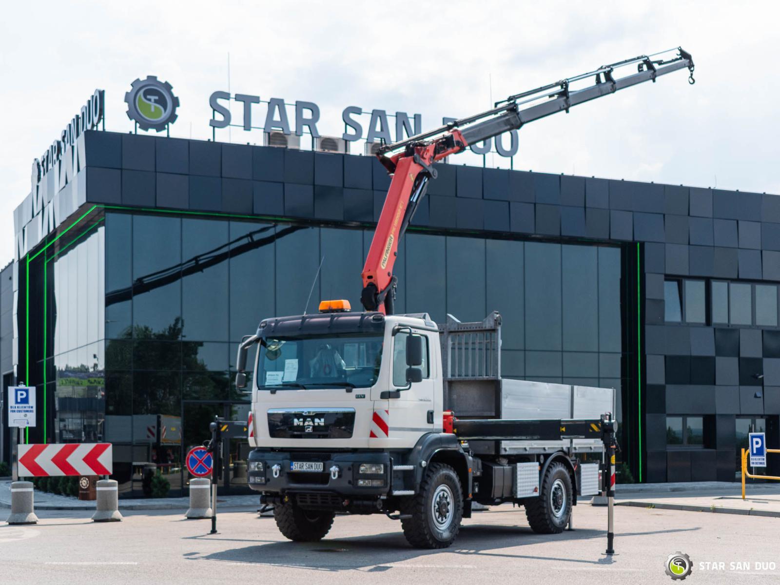MAN TGM 18.340 4x4 PALFINGER PK 18002 HDS Żuraw Wciągarka