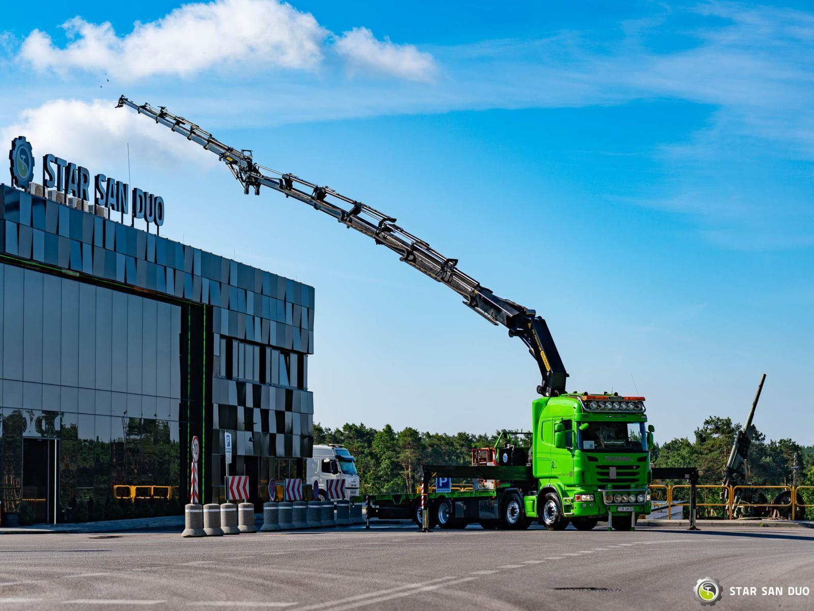 SCANIA R480 8x2 PALFINGER PK 78002 SH HDS Żuraw 2016 rok Fly Jib Kosz