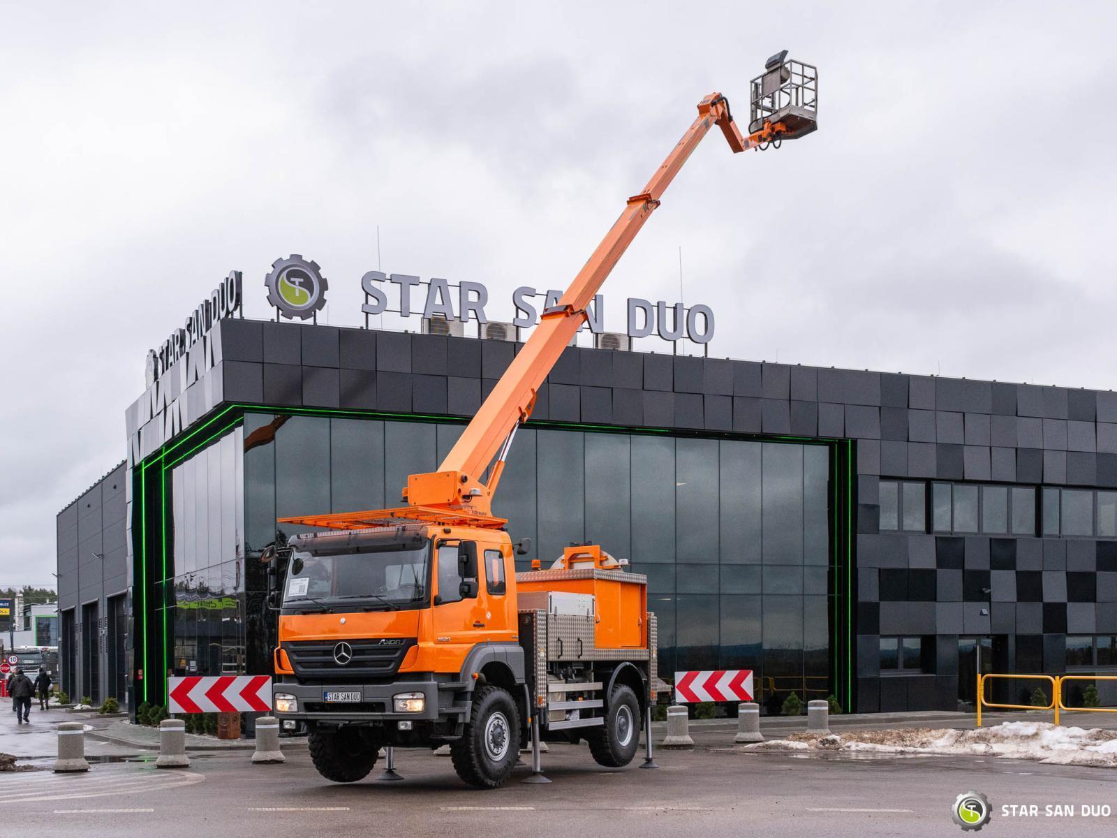 MERCEDES-BENZ AXOR 1833 4x4 RUTHMANN T220 S12 Mounted Lift
