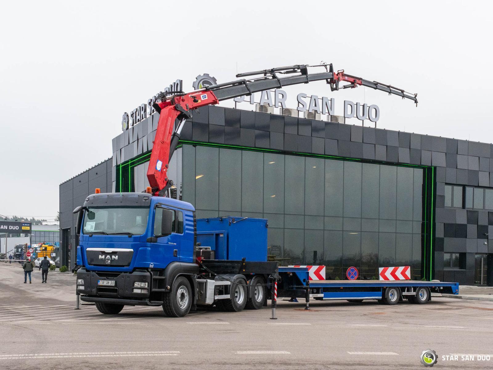 MAN TGS 26.400 6x4 HMF 3722 Fly Jib HDS Żuraw Crane Zestaw