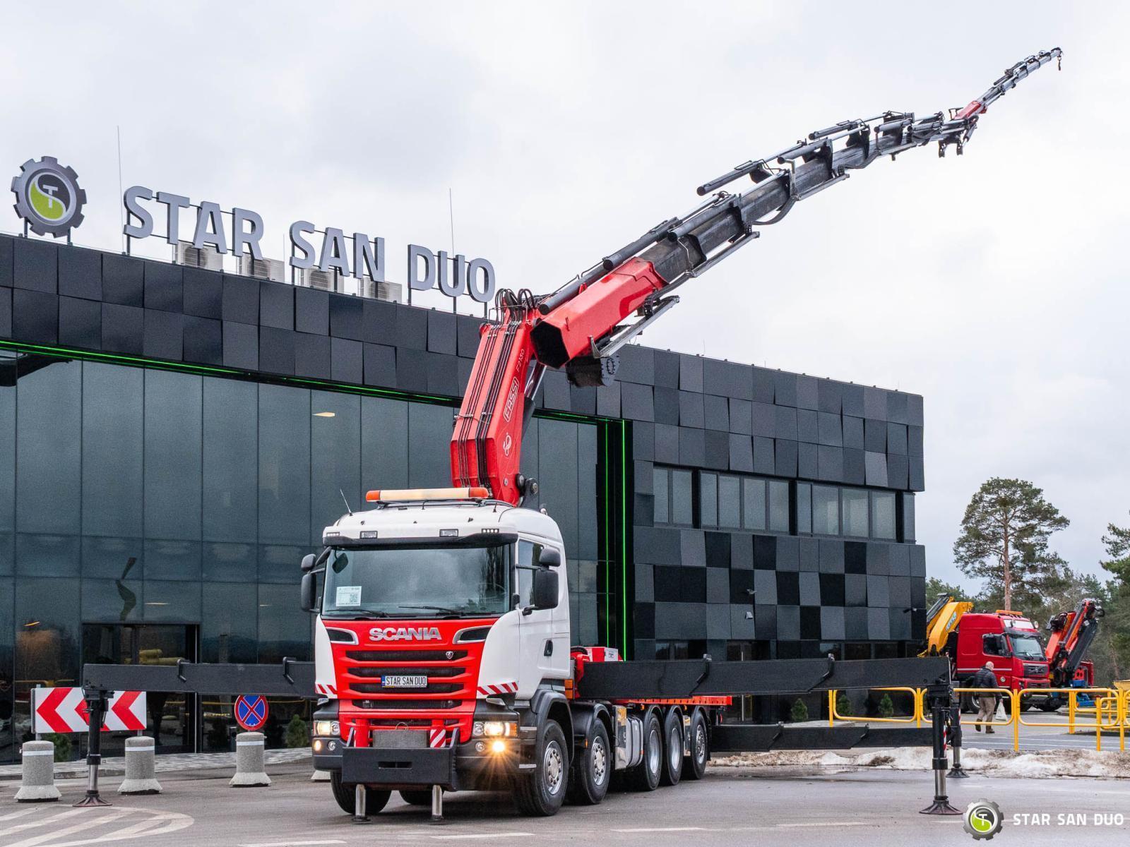 SCANIA R520 10x4 FASSI F2150RAL.2.28 Crane Kran Winch