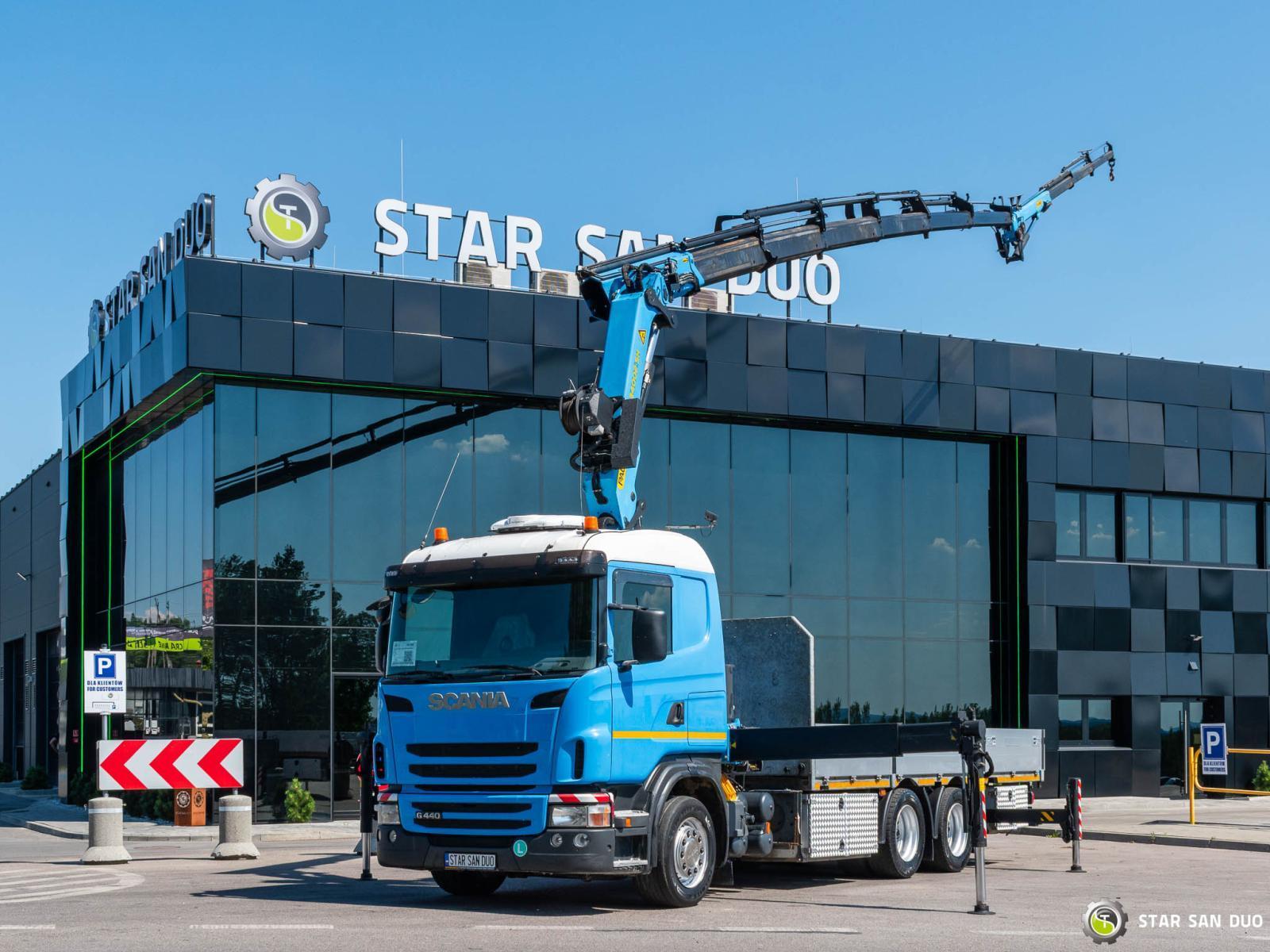 SCANIA G440 6x4 PALFINGER PK 34002 SH Fly Jib Winch