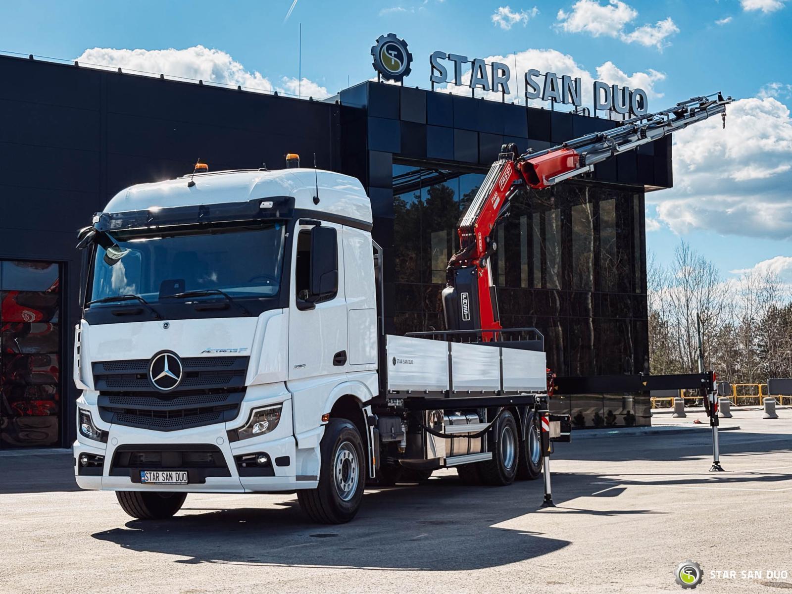 MERCEDES - BENZ ACTROS 3351 6x4 Fassi F485 Nowy ! Żuraw HDS Crane