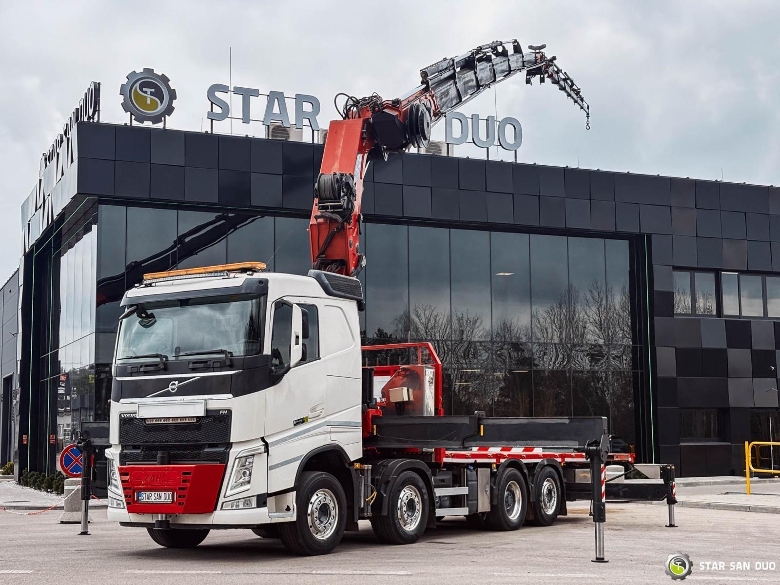 VOLVO FH 550 8x2 HMF 8520 FLY JIB Wciągarka HDS Żuraw