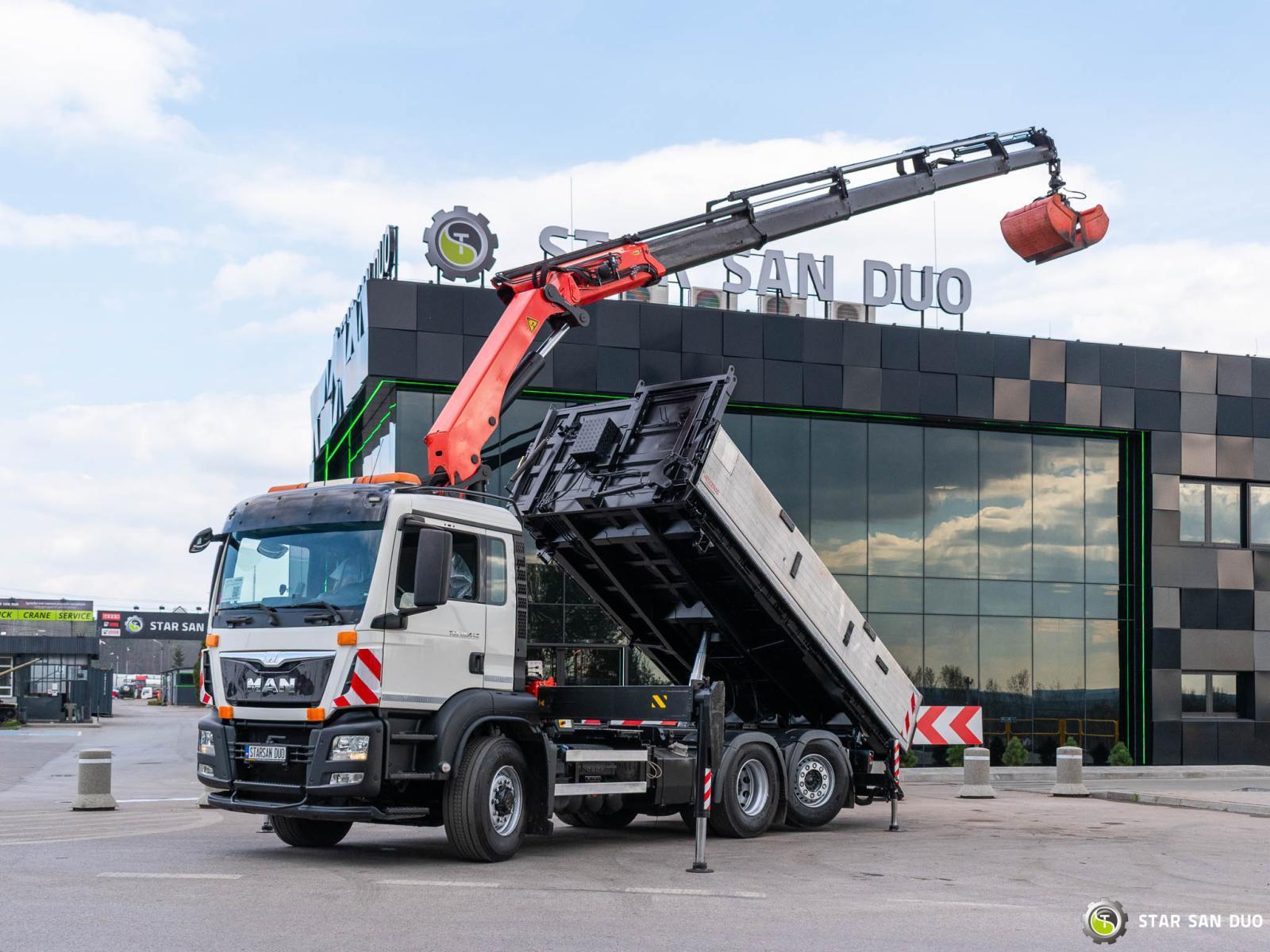 MAN TGS 28.440 6x4H PALFINGER PK 26002 EH HDS Żuraw Wywrotka Chwytak