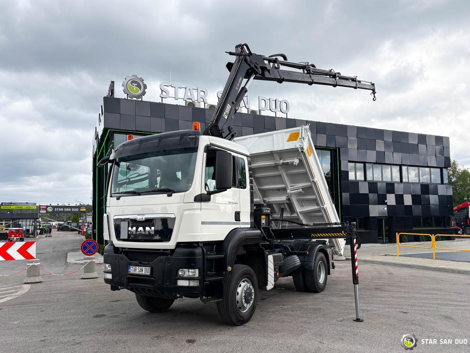 MAN TGS 18.360 4x4 HIAB 144 E-4 Crane Kipper