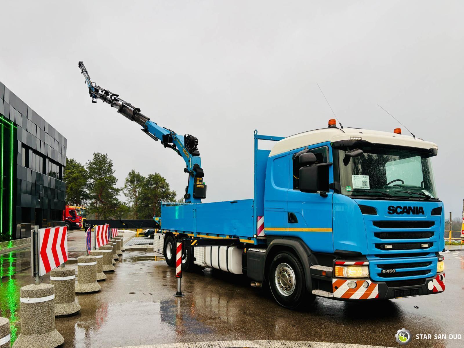 SCANIA G450 6x4 PALFINGER PK 42002 SH HDS Żuraw Fly Jib Wciagraka