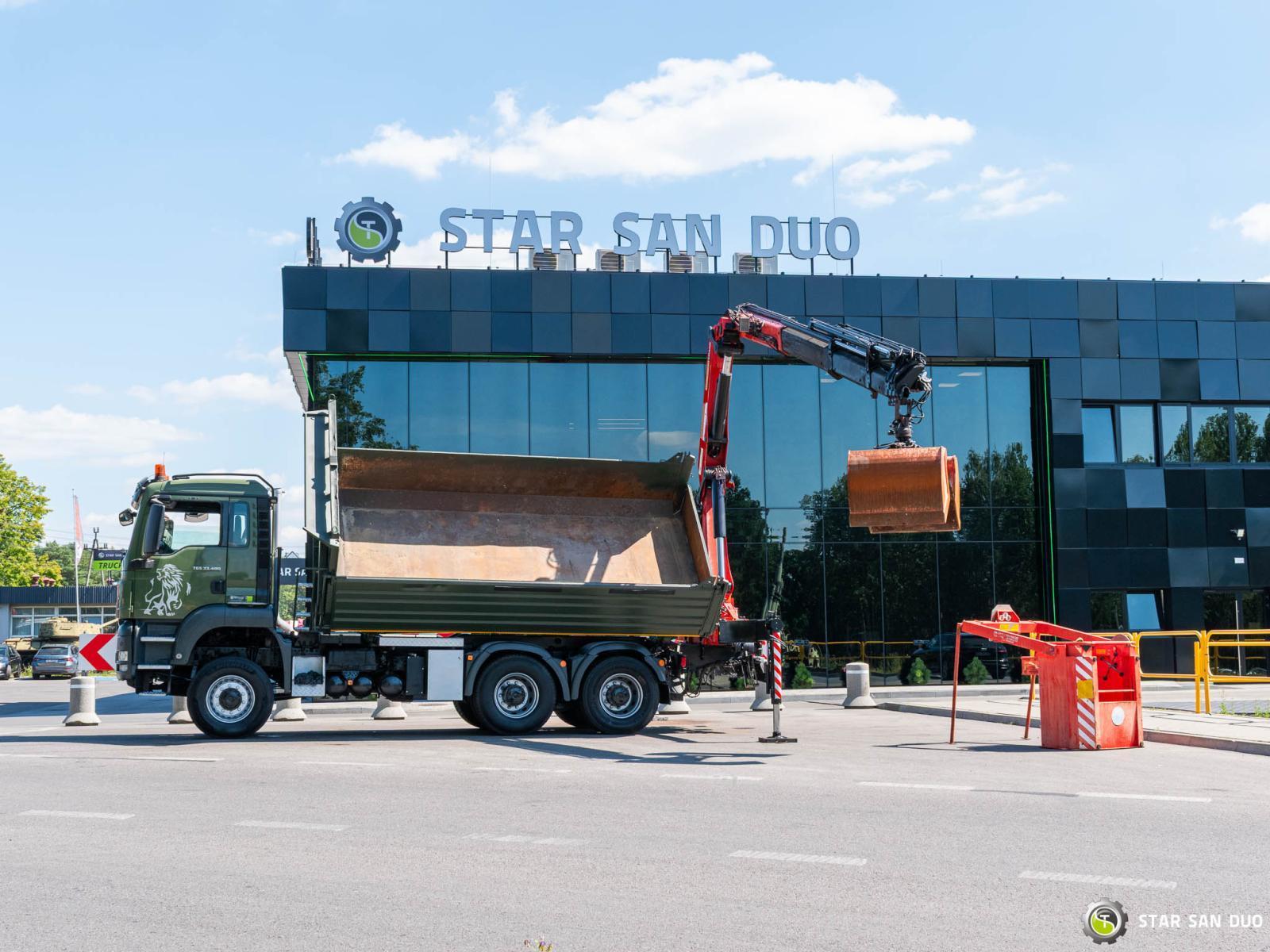 MAN TGS 35.480 PALFINGER PK 20002 HDS Grapple Tipper