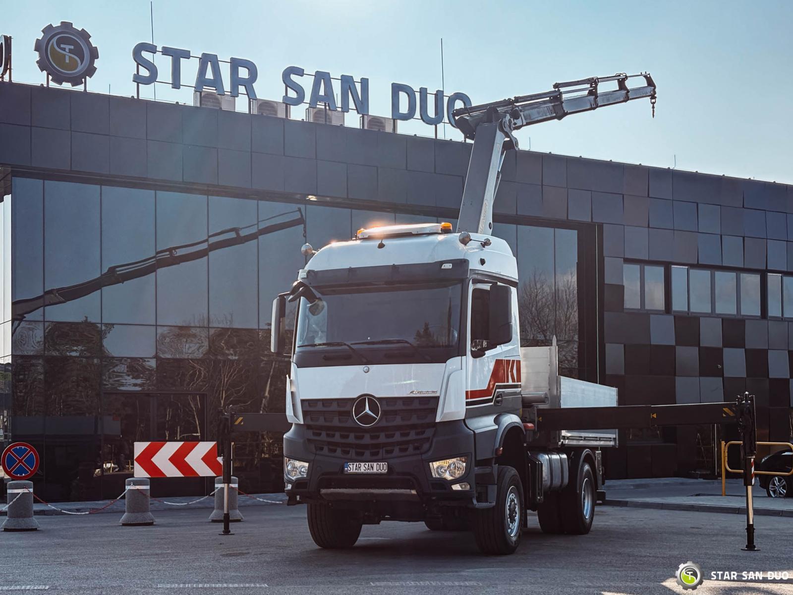 MERCEDES - BENZ AROCS 1851 4x4 PALFINGER PK 20002 HDS Żuraw Crane Kran