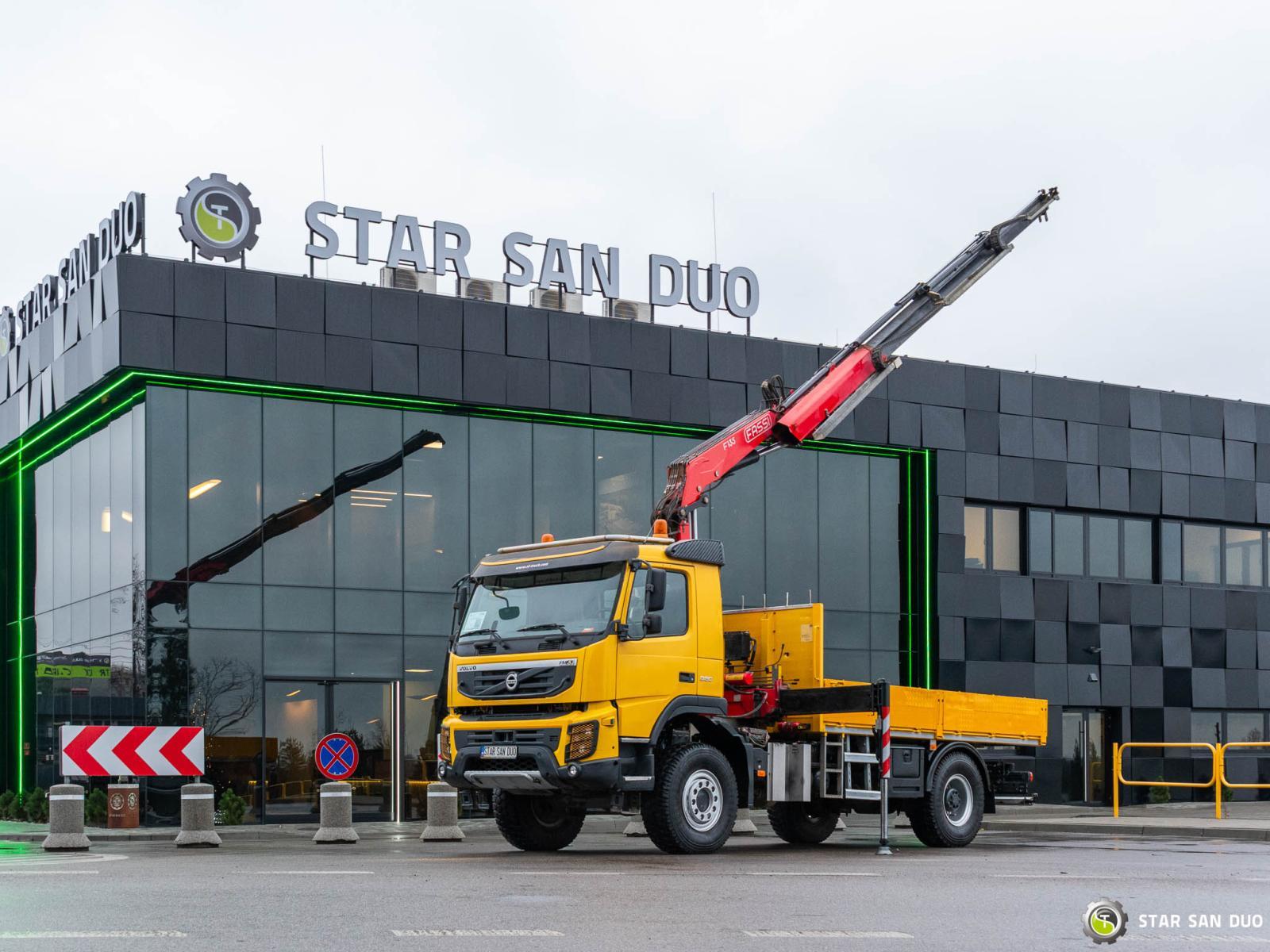 VOLVO FMX330 4x4 FASSI F135A2.23 Crane Kran