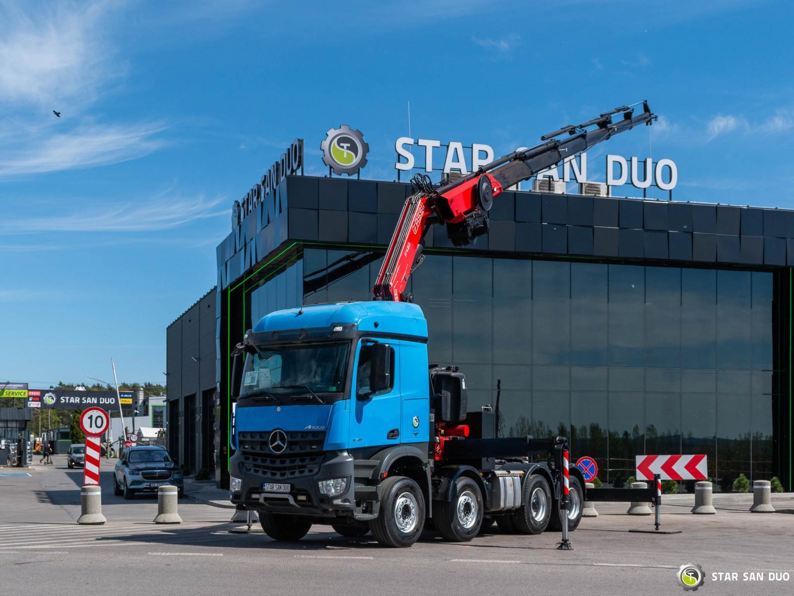 MERCEDES BENZ Arocs 3251 8x4 Fassi F 485A.2.26 Crane Winch