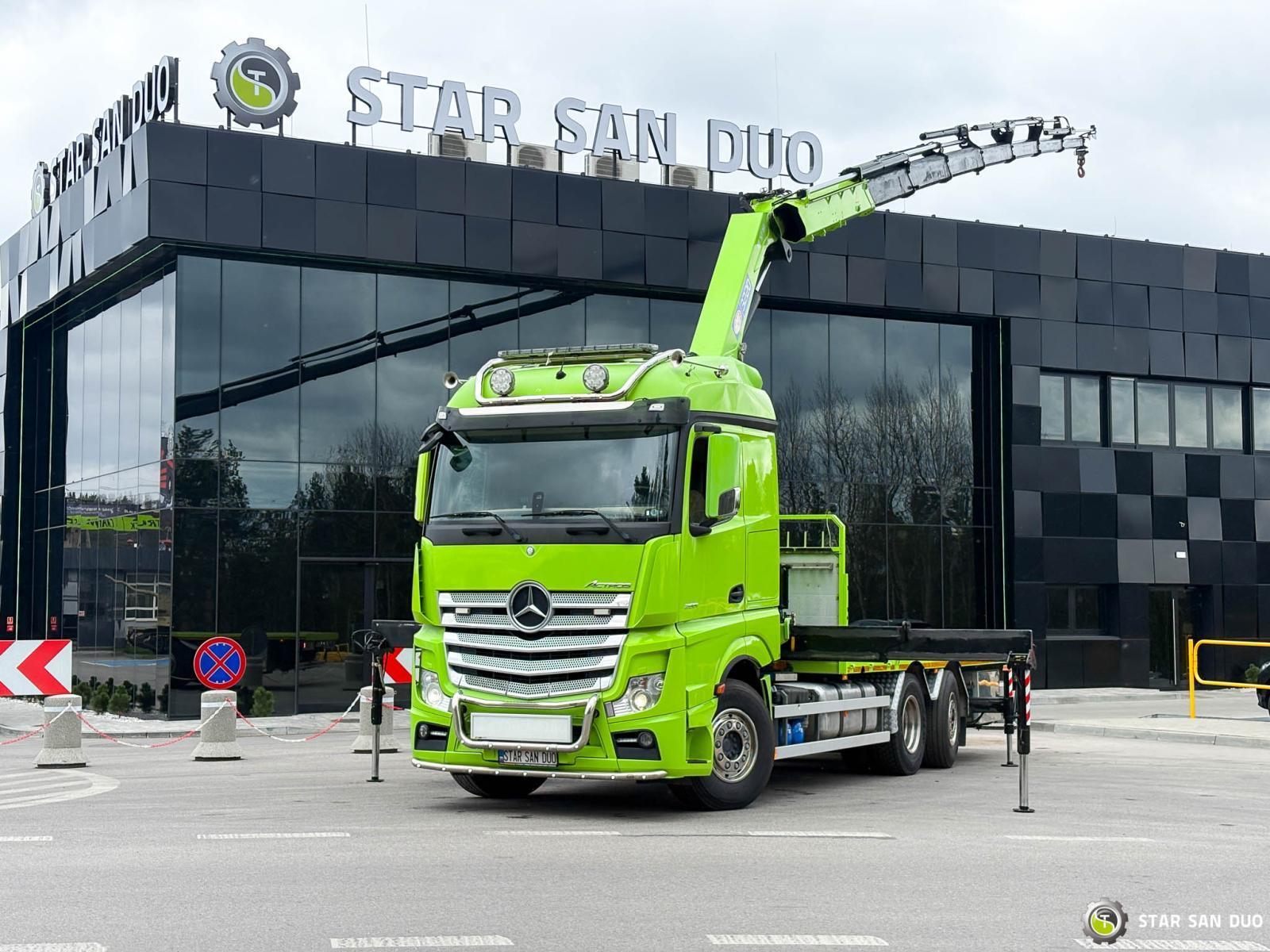 Mercedes-Benz Actros 6x2 HMF 3220 K-7 HDS Żuraw  Crane
