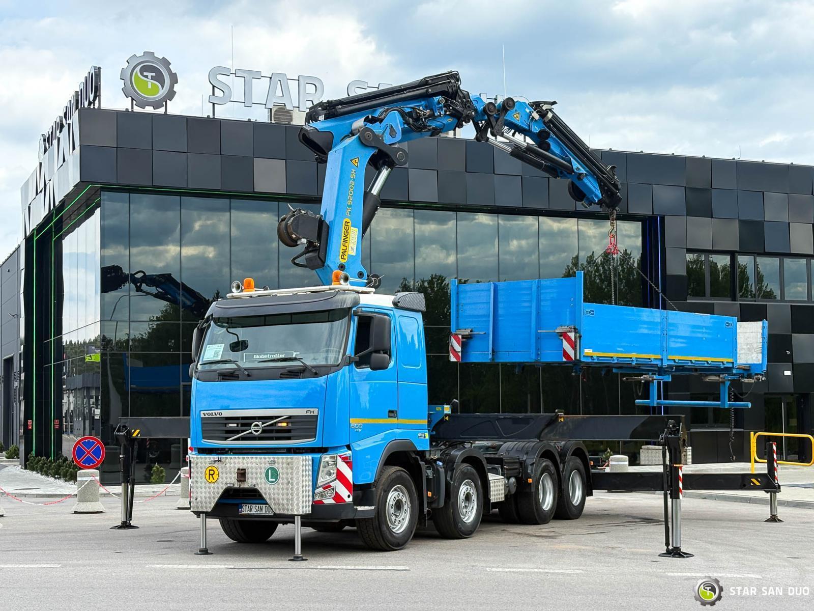 VOLVO FH 500 8x4 Palfinger PK 92002 SH Fly Jib Wciągarka