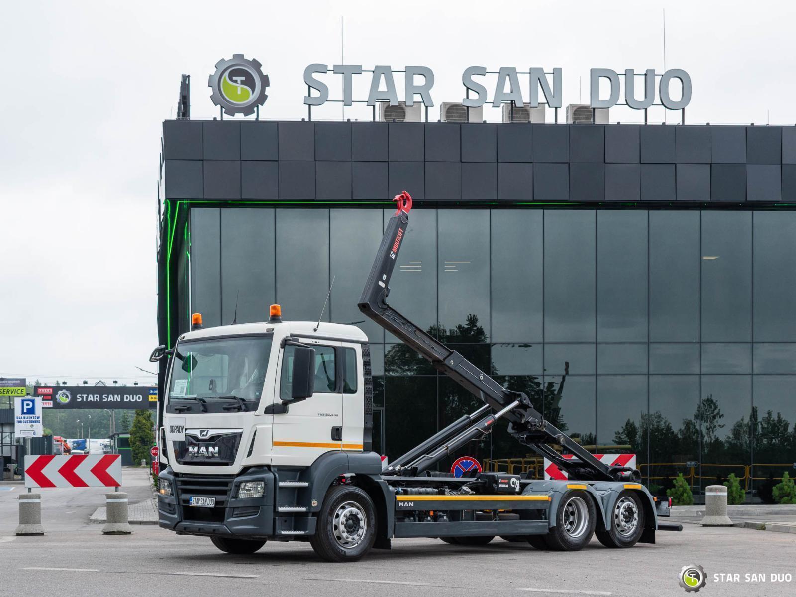 MAN TGS 26.430 6x2 HIAB MULTILIFT Optima 20S59 Hakowiec