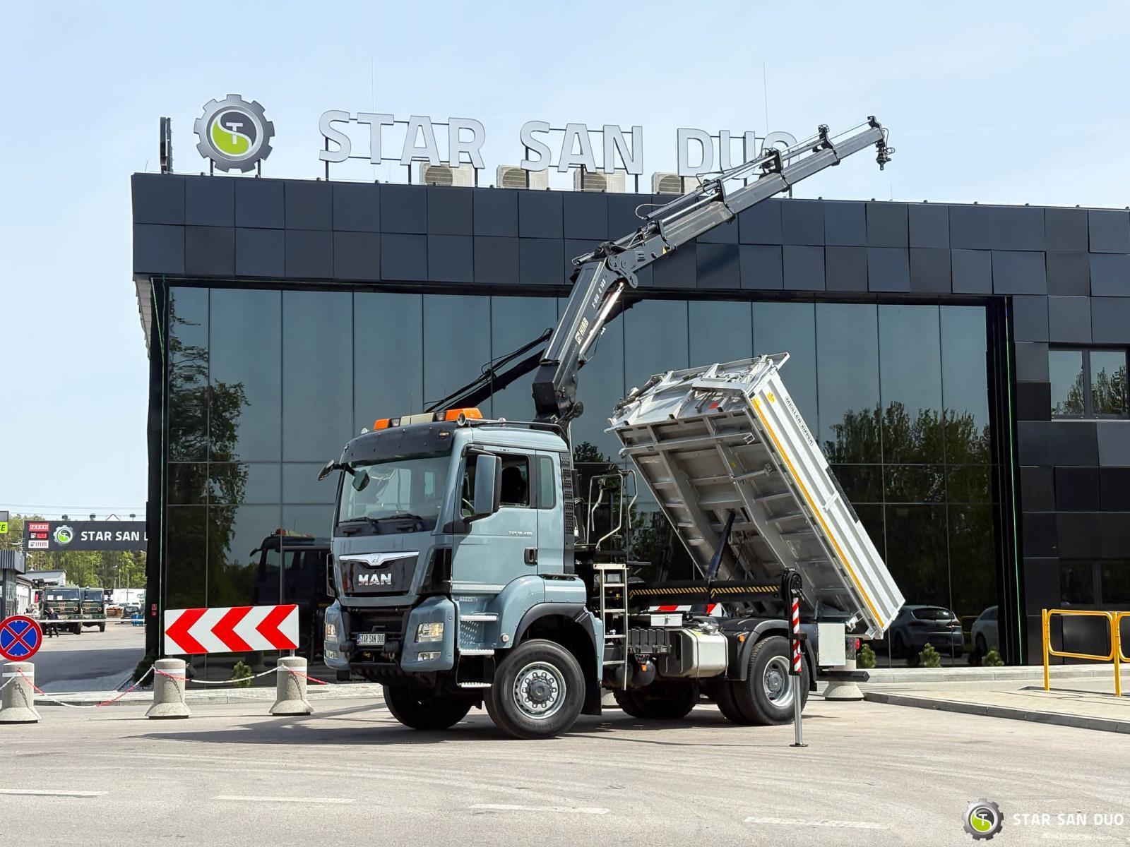 MAN TGS 18.480 4x4 HIAB 188 E-4 HDS Żuraw Wywrotka Euro 6