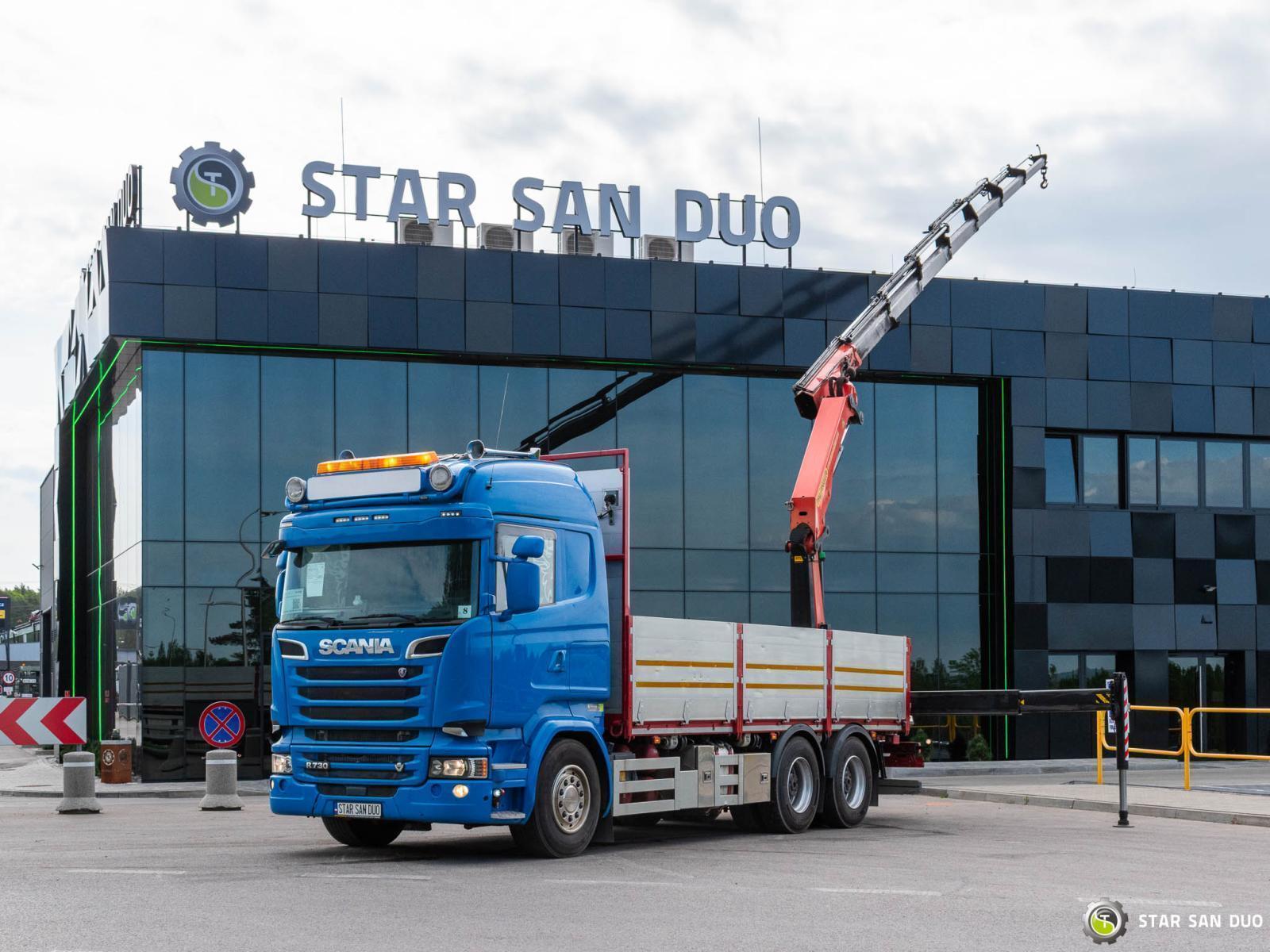 SCANIA R730 6X4 PALFINGER PK 33002 EH Crane