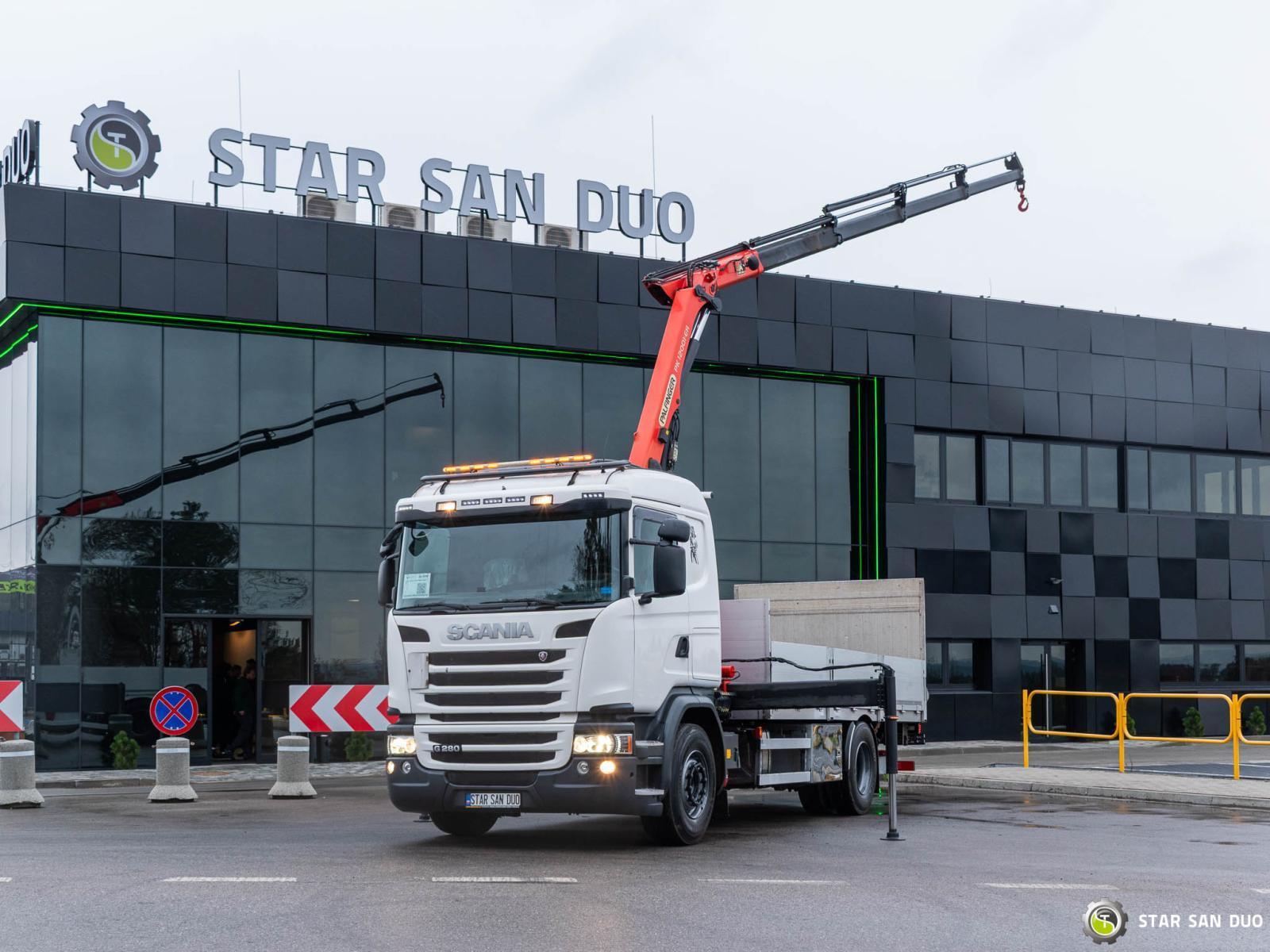 SCANIA G280 4x2 PALFINGER PK 12001 EH HDS Crane Lift