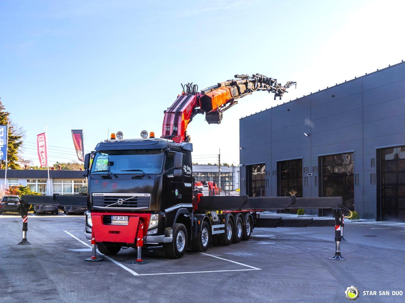 VOLVO FH 540 10x4 FASSI F1950 FLY JIB 46m !!! Wciągarka HDS Żuraw