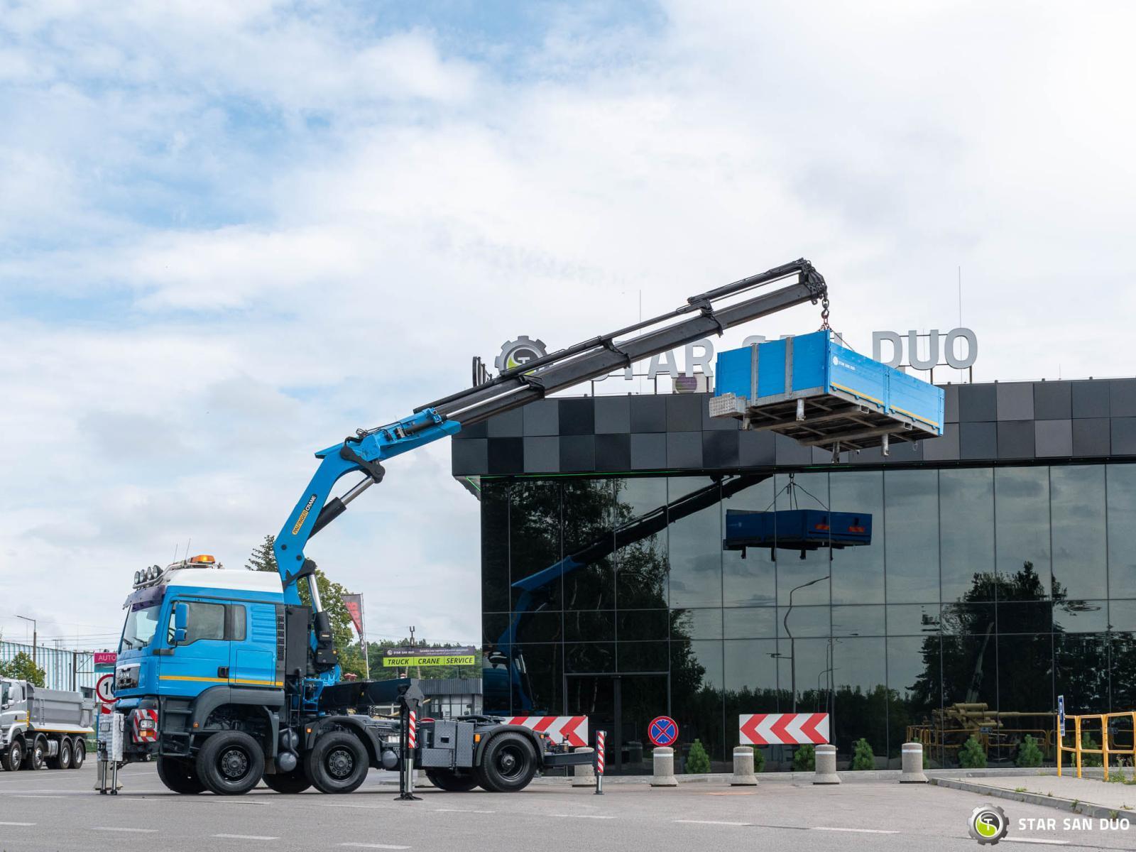 MAN TGA 33.480 6x6 PALFINGER PK 60002 HDS Żuraw Siodło Ciągnik