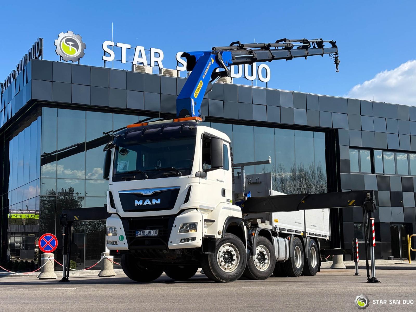 MAN TGS 35.480 8x4 PALFINGER PK 53002SH HDS Żuraw
