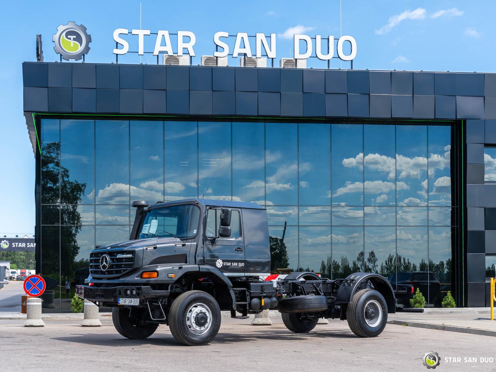 Mercedes - Benz Zetros 1833 4x4 chassis frame camper