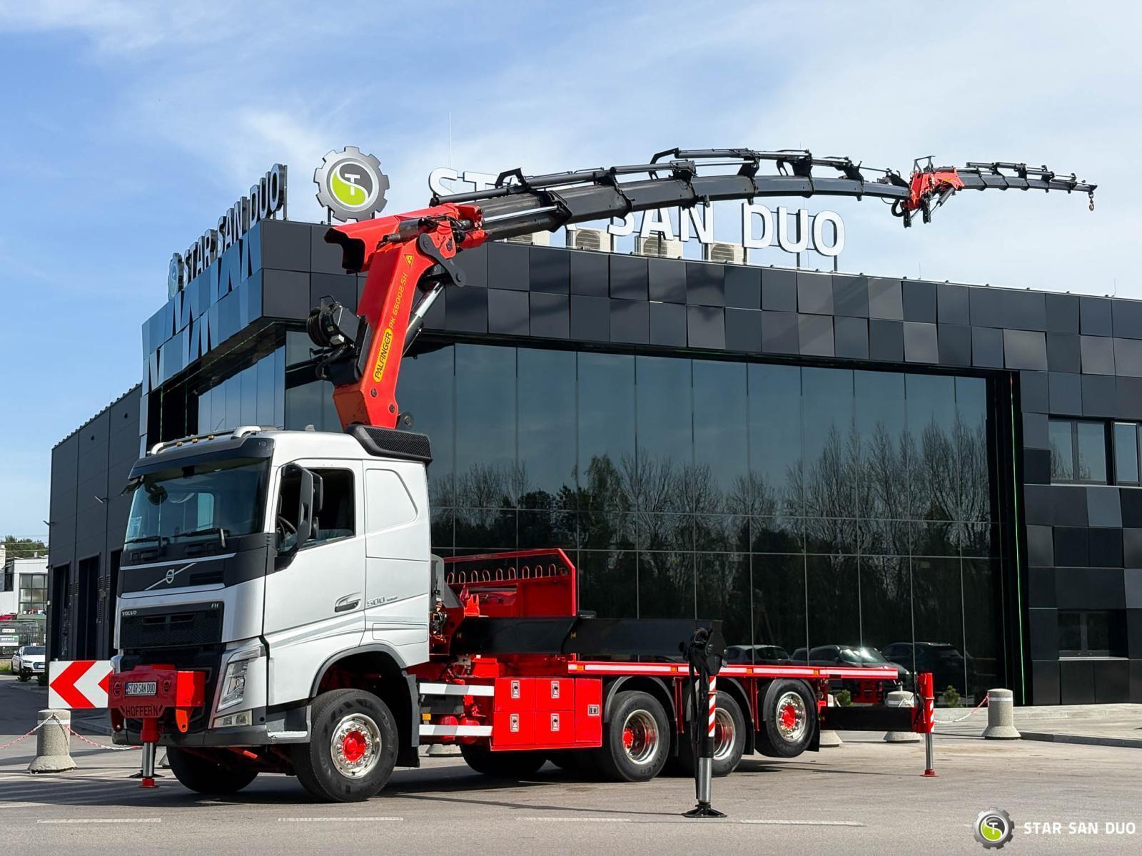 VOLVO FH 500 8x4*4 PK65002 Fly JIB HDS Żuraw 7456 godzin Euro 6 Wciągarka