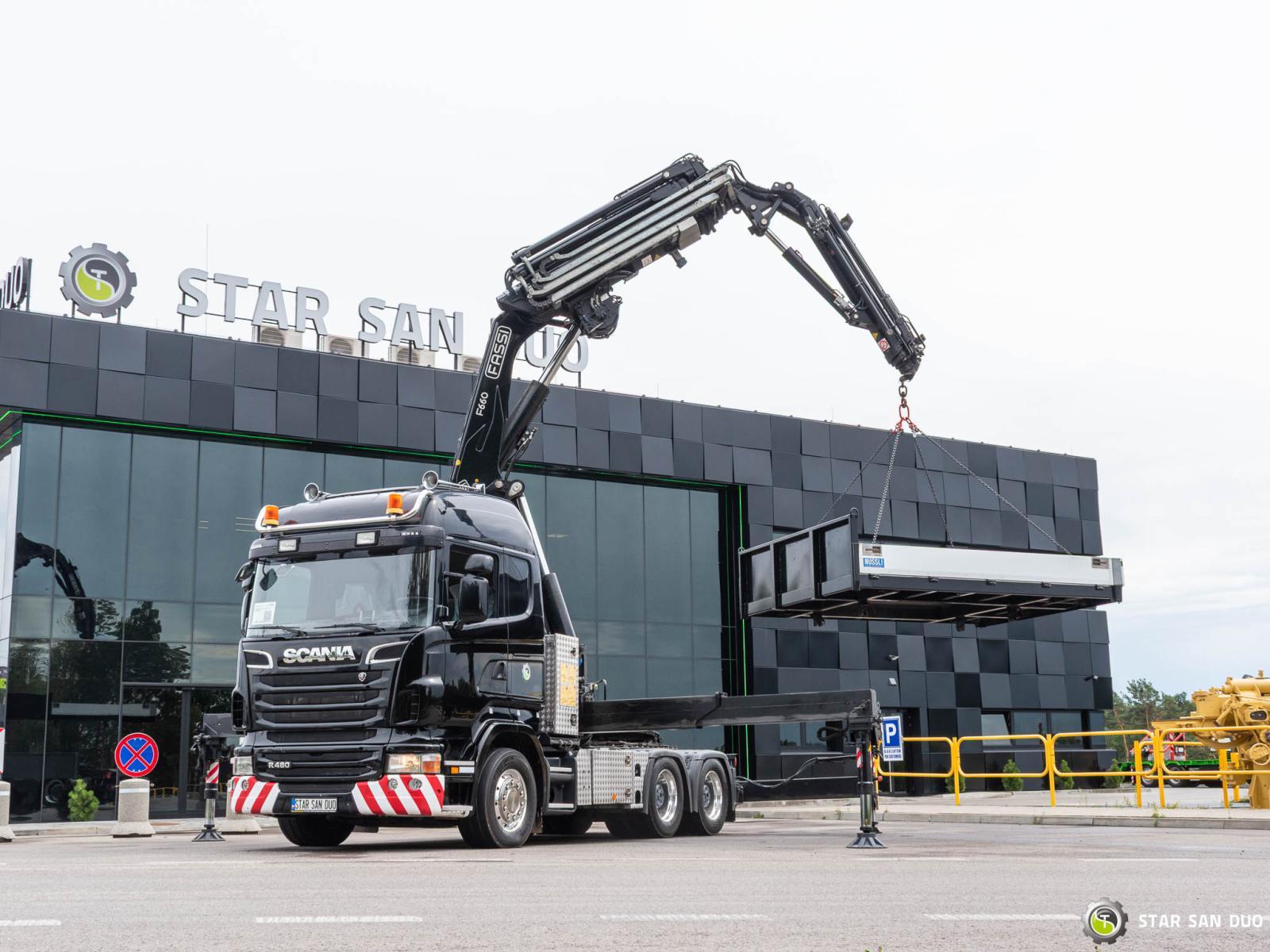SCANIA R480 6x4 FASSI F660RA.2.26 HE-Dynamic Crane